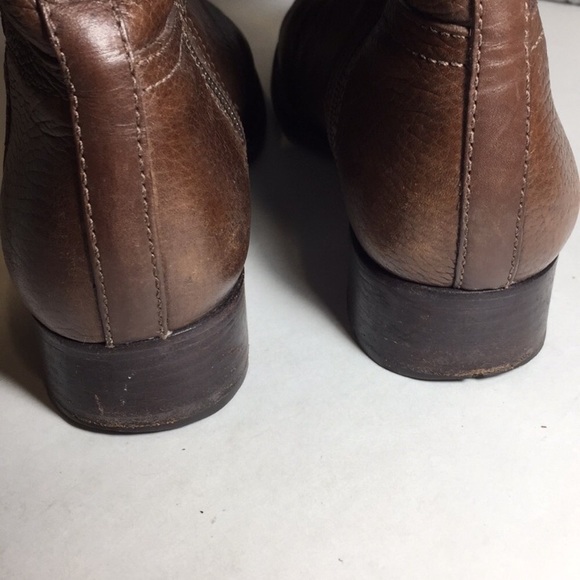 Tory Burch Julian Riding Boots Fig Brown Size 7 - Picture 4 of 8